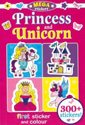 Mega Stickers - Princess & Unicorn