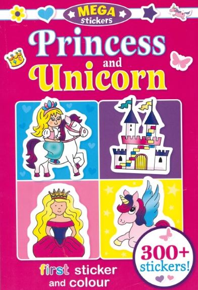 Mega Stickers - Princess & Unicorn