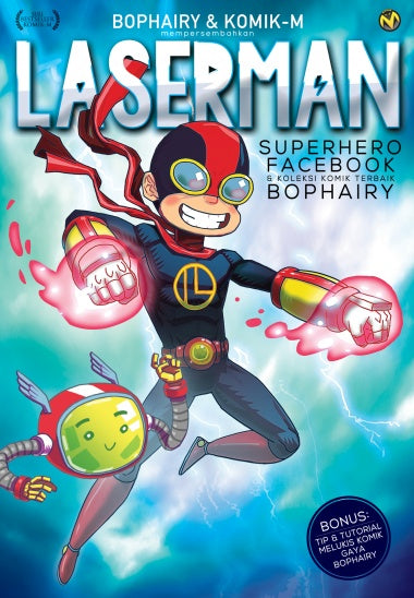 Komik M: Laserman: Superhero Facebook & Koleksi Komik Terbaik Bophairy