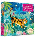 Usborne Book and Jigsaw : The Jungle (9 Pieces Puzzle)