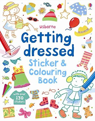 Usborne Getting Dressed Sticker & Colouring Book