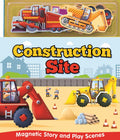 CONSTRUCTION SITE MAGNETIC PLAY SCENE