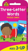 SCHOOL ZONETHREE LETTER WORDS PUZZLE CARDS