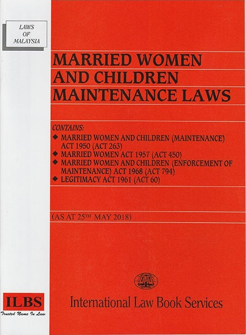 MARRIED WOMEN & CHILDREN MAINTENANCE LAW