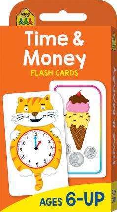 SCHOOL ZONE FLASHCARDS TIME AND MONEY