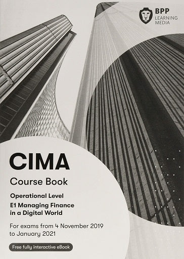 CIMA 2019-20 E1 Study Text