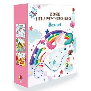 USBORNE Little Peep-Through 3 Book Box Set Collection