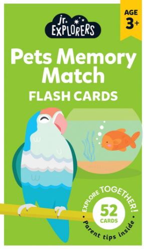 Junior Explorers: Pets Memory Match Flash Cards