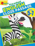 PRE-SCHOOL ENGLISH CLOZE PASSAGE