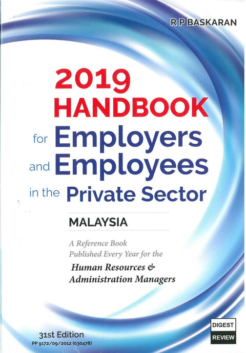2019 Handbook for Employers and Employees (Updated and Revised 31st Edition)