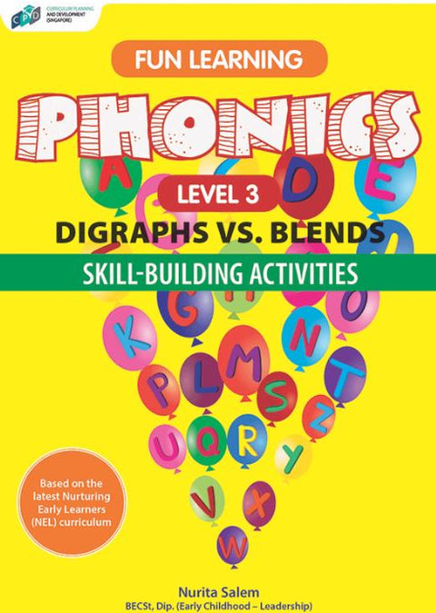 Fun Learning Phonics Level 3 – Digraphs vs. Blends