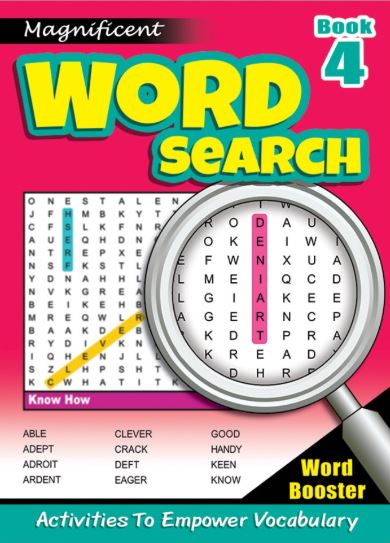 MAGNIFICENT WORD SEARCH WORK BOOK 4