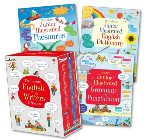 USBORNE ENGLISH FOR WRITERS COLLECTION BOX SET (3 BOOK)