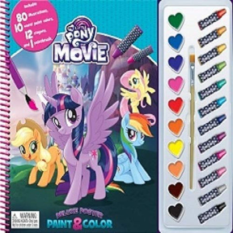 Hasbro My Little Pony Deluxe Poster Paint & Color (Movie) - MPHOnline.com