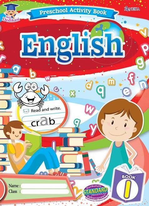 SIRI DEDIKASI (PRESCHOOL ACTIVITY BOOK) ENGLISH GRAMMAR- BOO