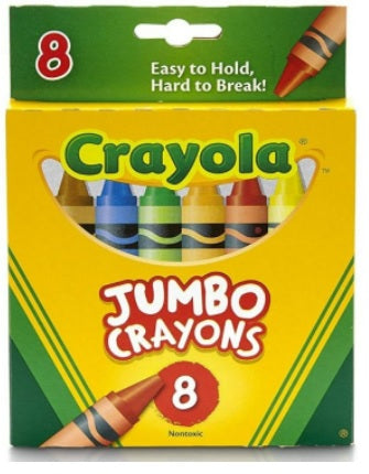 Crayola Jumbo Crayons (8 Colour) - MPHOnline.com
