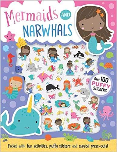 MERMAIDS AND NARWHALS PUFFY STICKER ACTIVITY