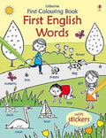 First Colouring Book First English Words