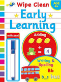 WIPE CLEAN BIND UP 4+ -EARLY LEARNING (WITH PEN)