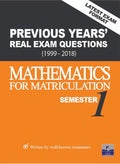 Mathematics QS For Matriculation 1 2019