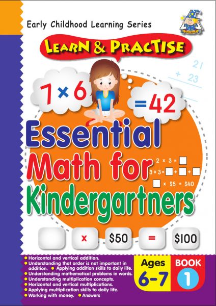 ESSENTIAL MATH FOR KINDERGARTNERS BOOK 1 AGES 6-7