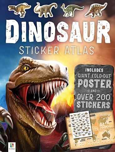 DINOSAUR STICKER ATLAS