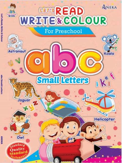 Let's Read & Colour - abc Small Letters - MPHOnline.com
