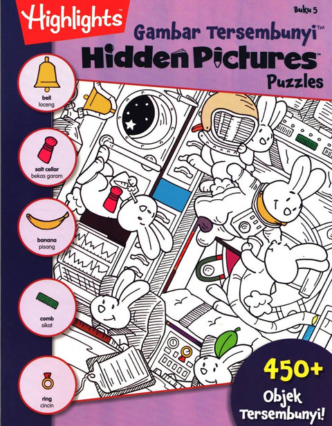 Gambar Tersembunyi / Hidden Picture Puzzles (Buku 5)