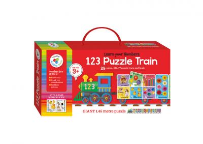 BUILDING BLOCKS PUZZLE TRAIN: 123