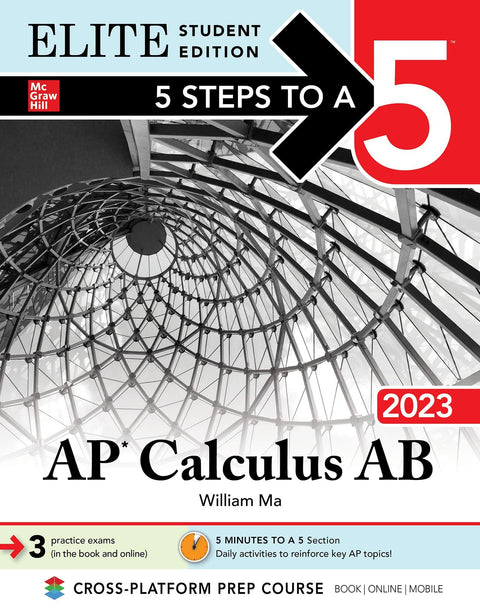 5 Steps to a 5: AP Calculus AB 2023 Elite Student Edition - MPHOnline.com