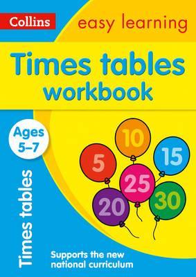 Collin Easy Learning Time Tables Workbook Age 5-7