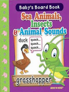 Baby's Board Book Sea Animals, Insects & Animal Sounds