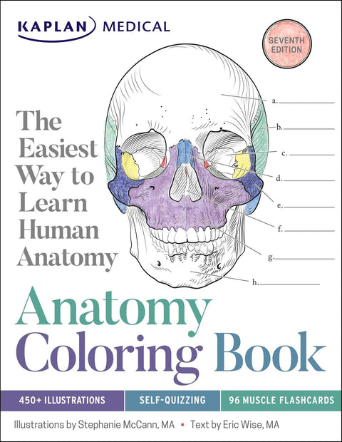 KAPLAN ANATOMY COLORING BOOK 7ED