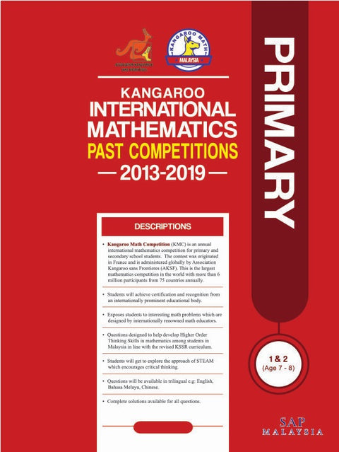 Kangaroo International Mathematics Past Competition (2013-2019) Primary Pre-Ecolier