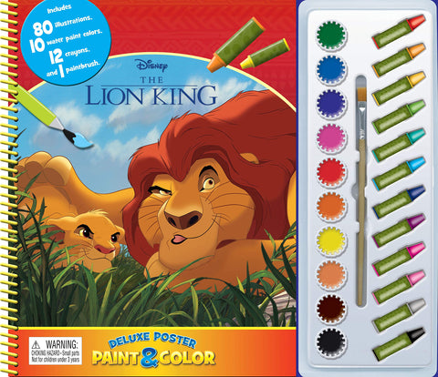 Disney The Lion King Deluxe Poster Paint & Color - MPHOnline.com