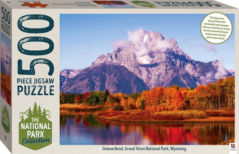 500 Piece National Park Jigsaw Puzzle Grand Teton, Wyoming - MPHOnline.com