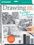 Art Maker Essentials Drawing Made Simple Beautiful Landscapes Triple Kit - MPHOnline.com