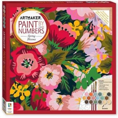 Art Maker Paint by Numbers Canvas Spring Blooms - MPHOnline.com