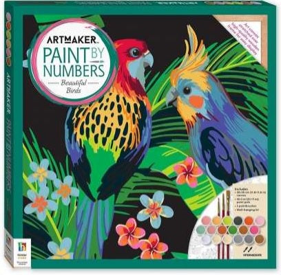 Art Maker Paint by Numbers Beautiful Birds - MPHOnline.com