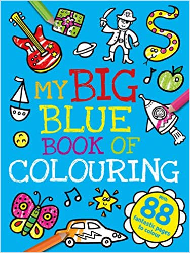 My Big Blue Book of Colouring