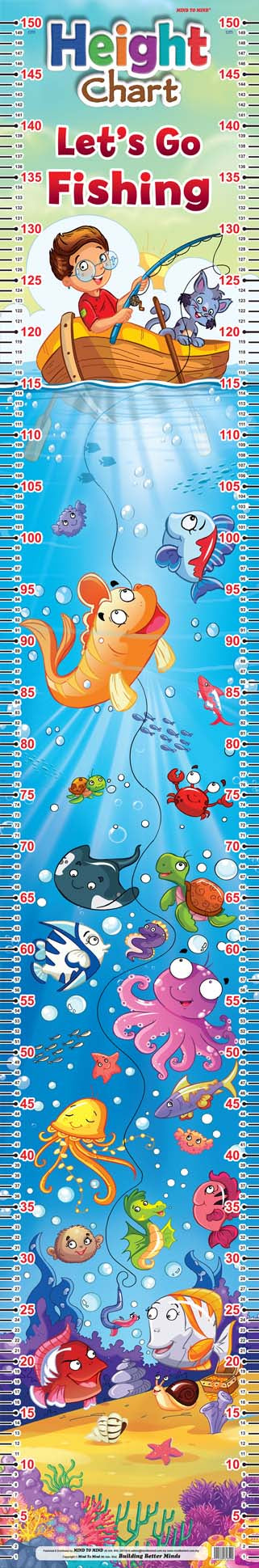 Height Chart Let's Go Fishing - MPHOnline.com