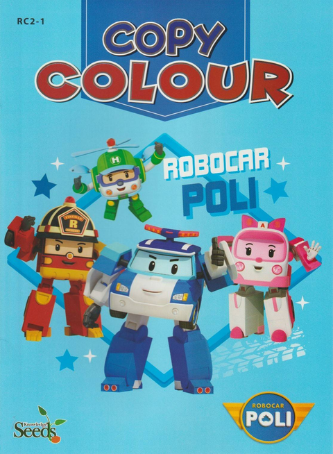 Robocar Poli Copy & Colour - MPHOnline.com