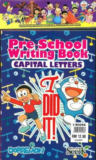 Doraemon Pre School Writing Book: Capital Letters - MPHOnline.com