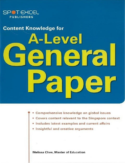 CONTENT KNOWLEDGE FOR A-LEVEL GENERAL PAPER
