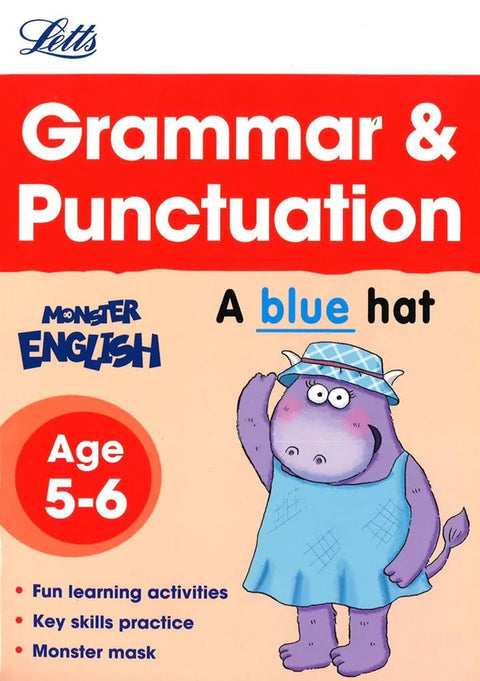 Letts Monster Practice: Grammar & Punctuation Age 5-6 - MPHOnline.com