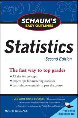 Schaum's Easy Outline of Statistics  2 Edition - MPHOnline.com