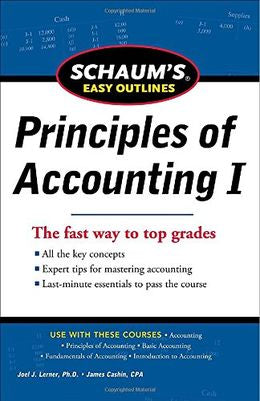 Principles Of Accounting 1: Schaum`s Easy Outline - MPHOnline.com