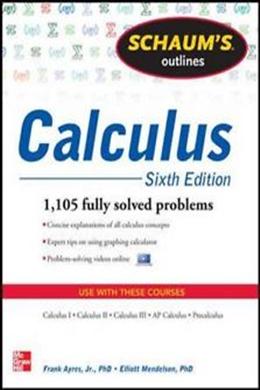 Schaum's Outline Of Calculus, 6E - MPHOnline.com