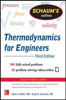 Schaum's Outline Series Thermodynamics for Engineers, 3E - MPHOnline.com