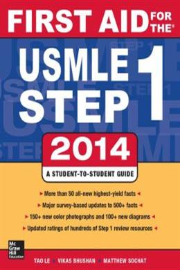 First Aid for the USMLE Step 1 2014: A Student-To-Student Guide - MPHOnline.com